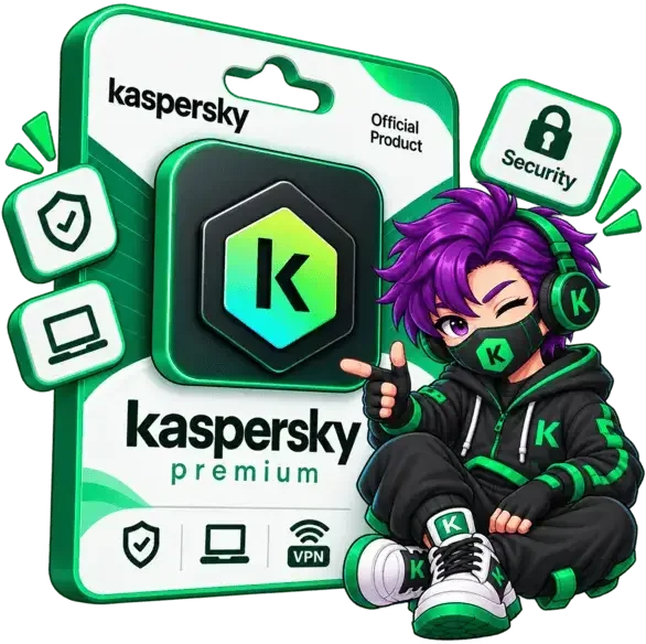 Kaspersky Premium + VPN – رخصة رقمية لمدة سنة عبر دعوة البريد الإلكتروني